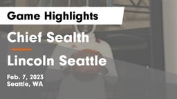 Chief Sealth  vs Lincoln Seattle Game Highlights - Feb. 7, 2023