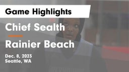 Chief Sealth  vs Rainier Beach Game Highlights - Dec. 8, 2023