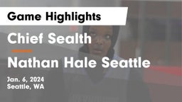 Chief Sealth  vs Nathan Hale Seattle Game Highlights - Jan. 6, 2024