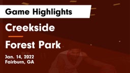 Creekside  vs Forest Park Game Highlights - Jan. 14, 2022