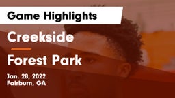 Creekside  vs Forest Park Game Highlights - Jan. 28, 2022