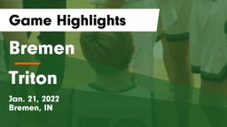 Bremen  vs Triton  Game Highlights - Jan. 21, 2022