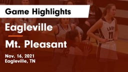 Eagleville  vs Mt. Pleasant  Game Highlights - Nov. 16, 2021