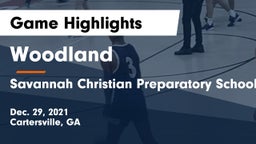 Woodland  vs Savannah Christian Preparatory School Game Highlights - Dec. 29, 2021