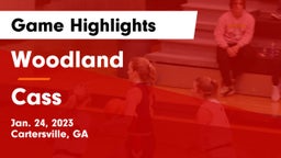 Woodland  vs Cass  Game Highlights - Jan. 24, 2023