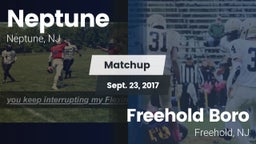 Matchup: Neptune  vs. Freehold Boro  2017