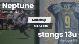 Matchup: Neptune  vs. stangs 13u 2017