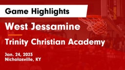 West Jessamine  vs Trinity Christian Academy Game Highlights - Jan. 24, 2023