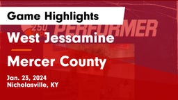 West Jessamine  vs Mercer County  Game Highlights - Jan. 23, 2024