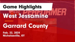 West Jessamine  vs Garrard County  Game Highlights - Feb. 22, 2024