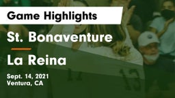St. Bonaventure  vs La Reina  Game Highlights - Sept. 14, 2021