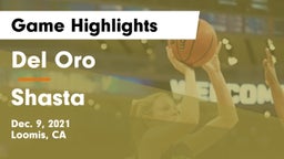 Del Oro  vs Shasta  Game Highlights - Dec. 9, 2021