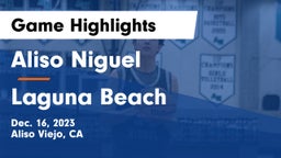 Aliso Niguel  vs Laguna Beach  Game Highlights - Dec. 16, 2023