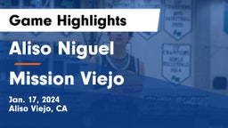 Aliso Niguel  vs Mission Viejo  Game Highlights - Jan. 17, 2024