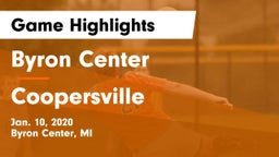Byron Center  vs Coopersville  Game Highlights - Jan. 10, 2020