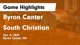 Byron Center  vs South Christian  Game Highlights - Jan. 4, 2022