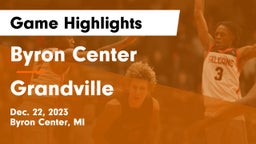 Byron Center  vs Grandville  Game Highlights - Dec. 22, 2023