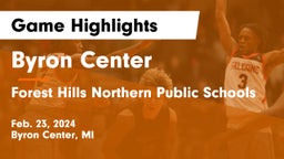 Byron Center  vs Forest Hills Northern Public Schools Game Highlights - Feb. 23, 2024