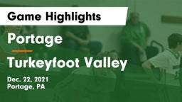 Portage  vs Turkeyfoot Valley Game Highlights - Dec. 22, 2021