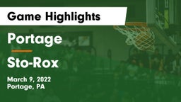 Portage  vs Sto-Rox  Game Highlights - March 9, 2022