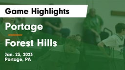 Portage  vs Forest Hills  Game Highlights - Jan. 23, 2023