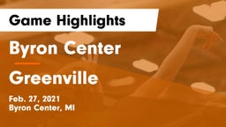 Byron Center  vs Greenville  Game Highlights - Feb. 27, 2021