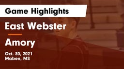 East Webster  vs Amory  Game Highlights - Oct. 30, 2021