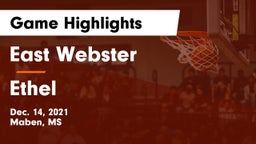 East Webster  vs Ethel  Game Highlights - Dec. 14, 2021