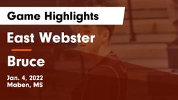 East Webster  vs Bruce  Game Highlights - Jan. 4, 2022
