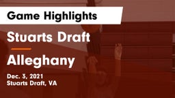 Stuarts Draft  vs Alleghany  Game Highlights - Dec. 3, 2021