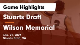 Stuarts Draft  vs Wilson Memorial  Game Highlights - Jan. 21, 2022