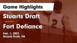Stuarts Draft  vs Fort Defiance  Game Highlights - Feb. 1, 2022