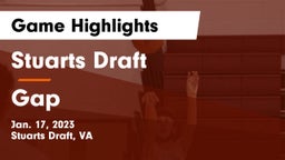 Stuarts Draft  vs Gap Game Highlights - Jan. 17, 2023