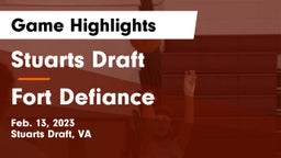 Stuarts Draft  vs Fort Defiance  Game Highlights - Feb. 13, 2023