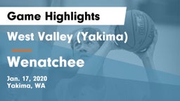 West Valley  (Yakima) vs Wenatchee  Game Highlights - Jan. 17, 2020