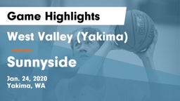 West Valley  (Yakima) vs Sunnyside  Game Highlights - Jan. 24, 2020