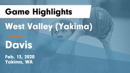 West Valley  (Yakima) vs Davis  Game Highlights - Feb. 13, 2020