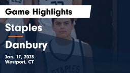 Staples  vs Danbury  Game Highlights - Jan. 17, 2023