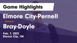 Elmore City-Pernell  vs Bray-Doyle  Game Highlights - Feb. 7, 2022