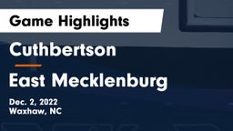 Cuthbertson  vs East Mecklenburg  Game Highlights - Dec. 2, 2022