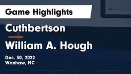 Cuthbertson  vs William A. Hough  Game Highlights - Dec. 30, 2022