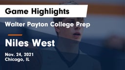 Walter Payton College Prep vs Niles West  Game Highlights - Nov. 24, 2021
