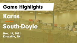 Karns  vs South-Doyle  Game Highlights - Nov. 18, 2021