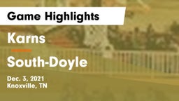 Karns  vs South-Doyle  Game Highlights - Dec. 3, 2021