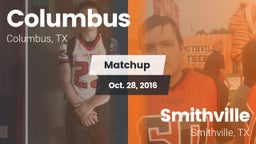 Matchup: Columbus  vs. Smithville  2016