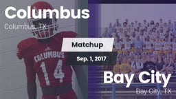 Matchup: Columbus  vs. Bay City  2017