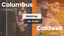 Matchup: Columbus  vs. Caldwell  2017