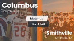 Matchup: Columbus  vs. Smithville  2017