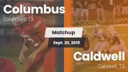 Matchup: Columbus  vs. Caldwell  2019