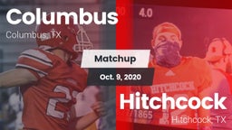 Matchup: Columbus  vs. Hitchcock  2020